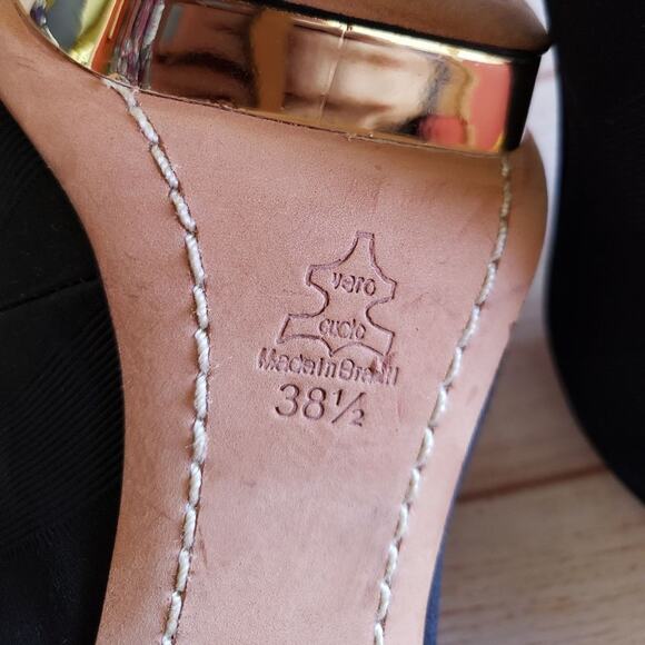 Alice + Olivia by Stacey Bendet Black Faille Fabric Platform Heels Bow Pumps - Picture 14 of 16